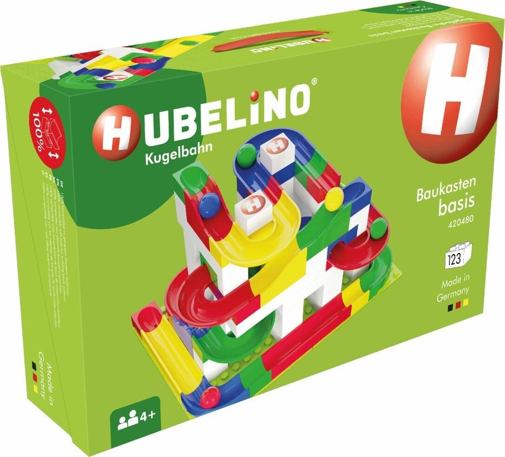 Hubelino Knikkerbaan basic set - 123pcs. Image du produit 