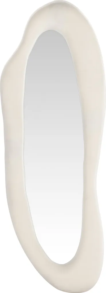 Miroir Louiseville velours beige pour agrandir et éclairer une pièce