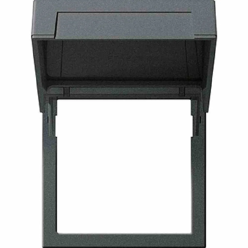 Support de montage 45x45 Gira anthracite 265828 pour prises et modules
