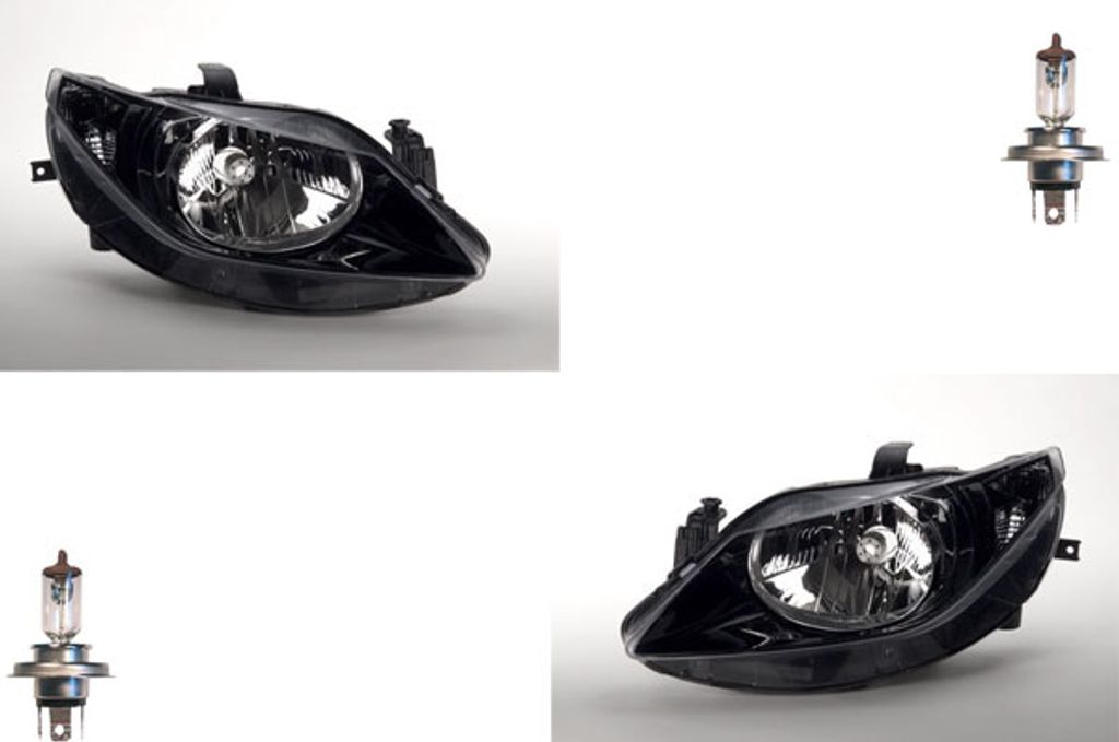 Johns, Scheinwerfer Halogen passend für Seat Ibiza 6J 08-12 mit H4 Set Links Rechts 6J1941021C 6J1941021B 6J1941021 6J1941021A 6J1941023 6J1941022...
