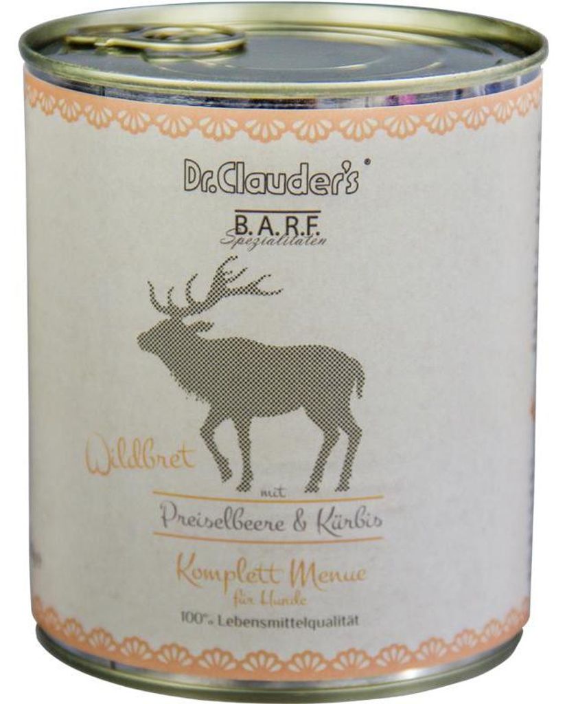 Dr.Clauder's BARF Dog Dose Komplettmenü Wildbret