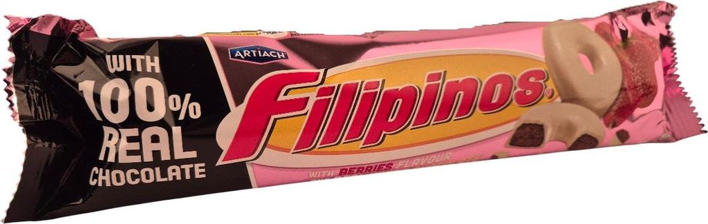 Filipinos Berries White Chocolate 118g Produktbild 