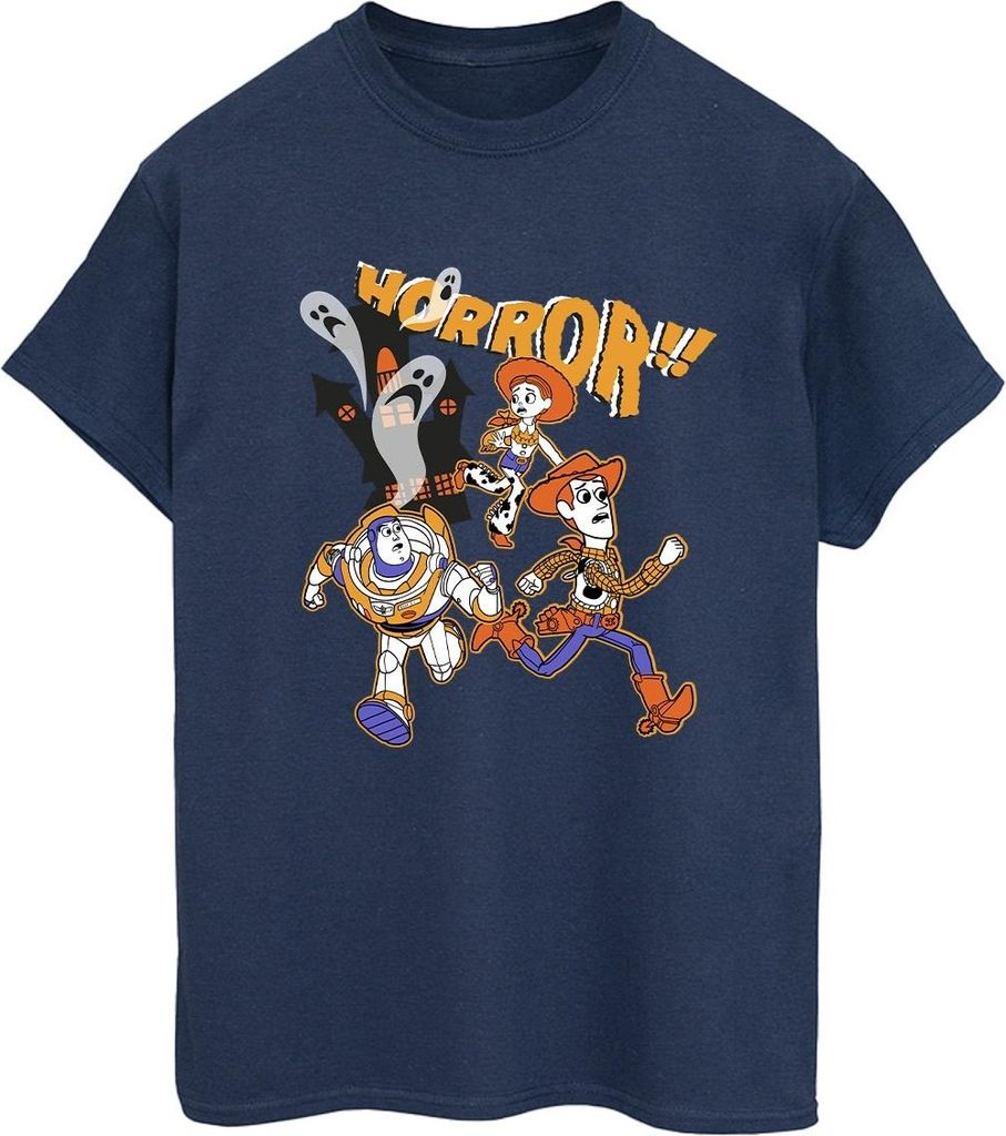 Toy Story - "Horror Run Away" T-Shirt für Damen - Halloween BI53123 (XL) (Marineblau)