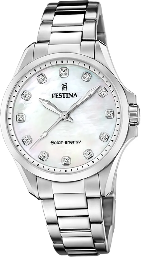 Festina orologio da donna in acciaio inossidabile orologio da polso argento lusso D2UF20654/1