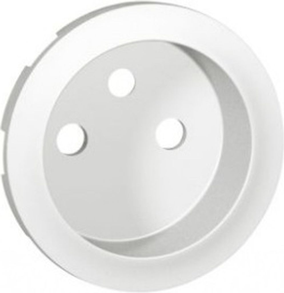 Legrand 068112 - Enjoliveur Blanc - Prise 2P+T Standard - Céliane