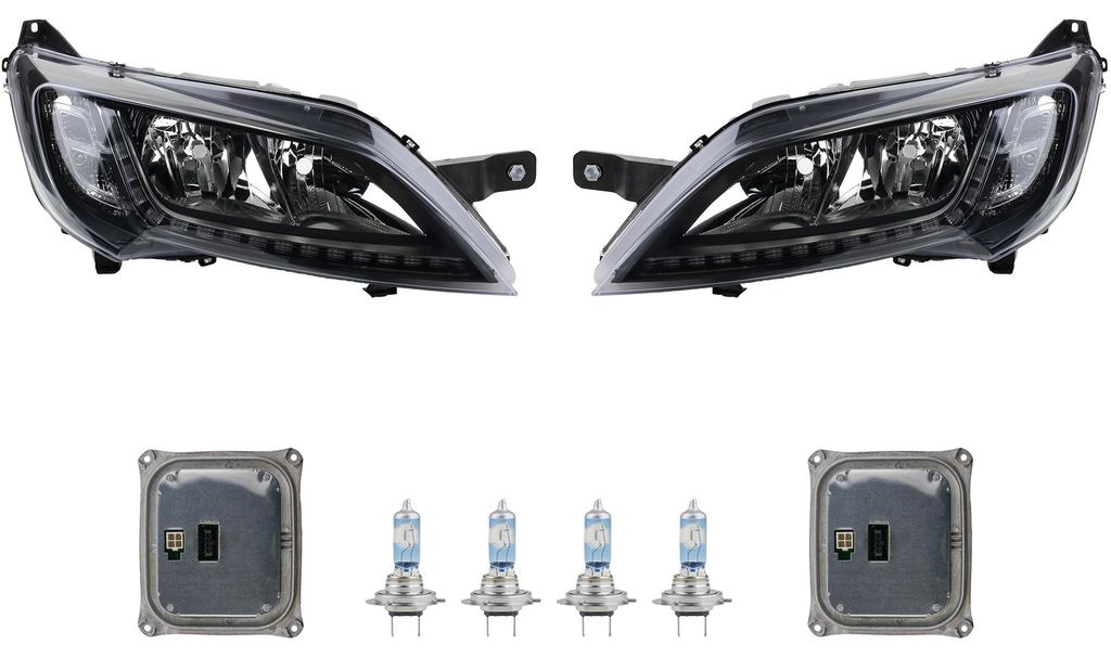 LED TFL Scheinwerfer passend für Fiat Ducato + Steuergerät Osram Night Breaker Johns