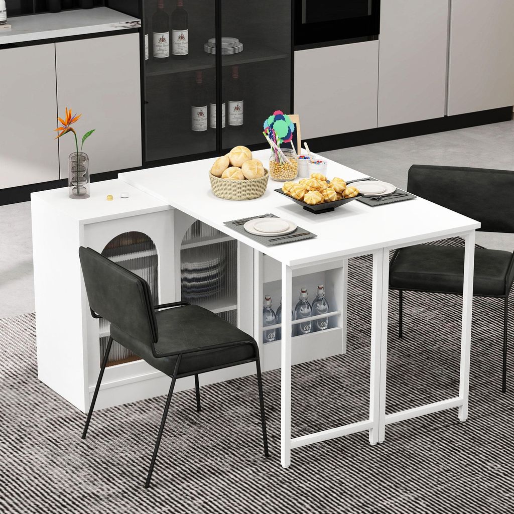 OKWISH Table de Bar Pivotante 360° Extensible avec Image du produit 
