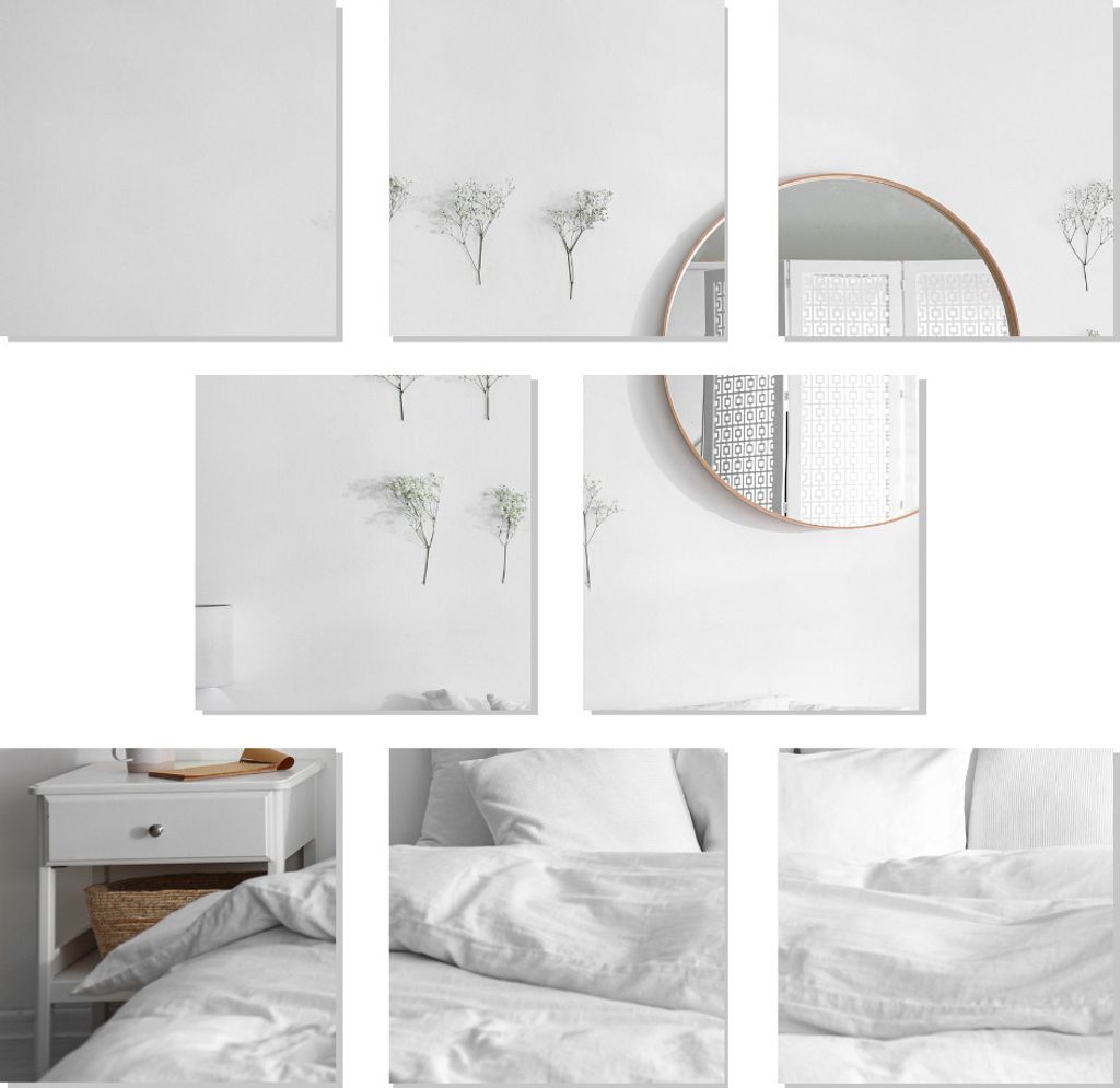 "MISOU Kunststoffspiegel 8 Stück 20x20cm Türspiegel hängend Selbstklebender Spiegel Wandspiegel Quadratisch Rechteckig"