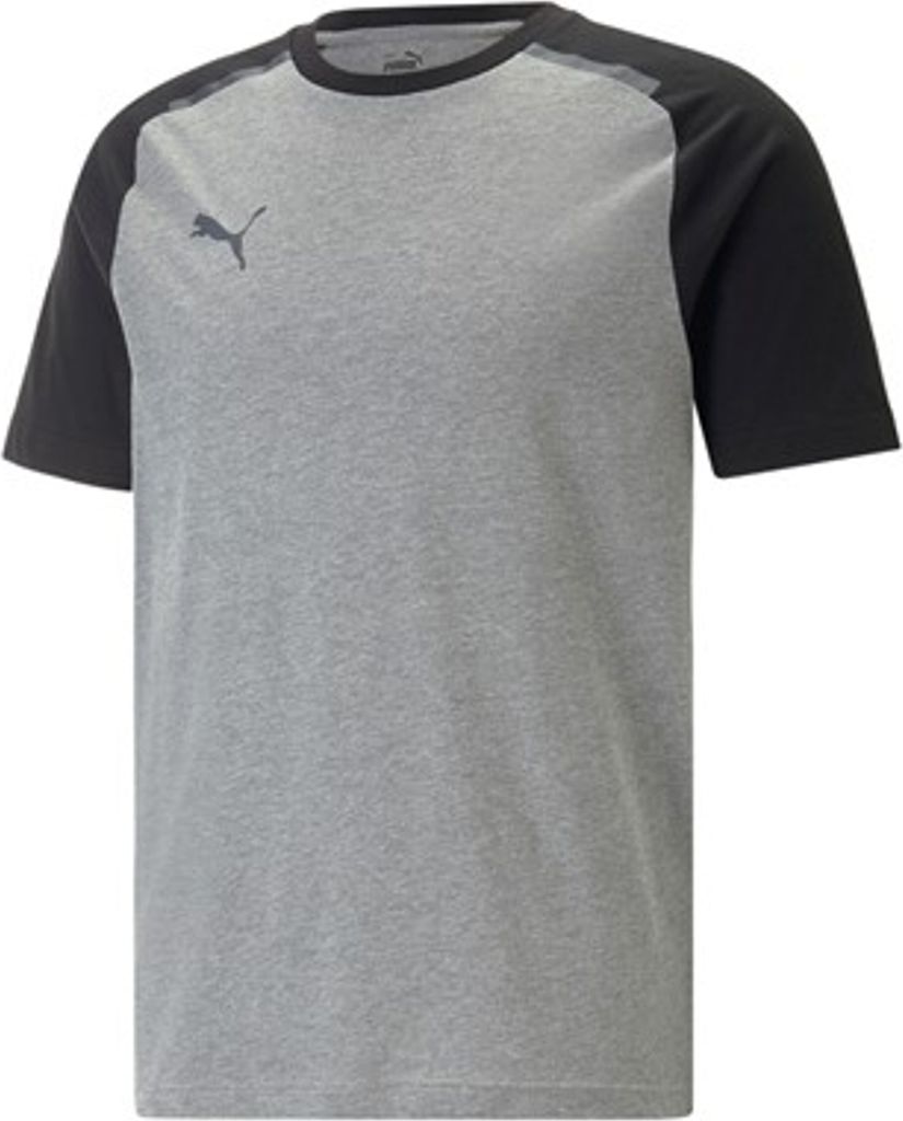 PUMA teamCUP Casuals Tee MEDIUM GRAY HEATHER XXL