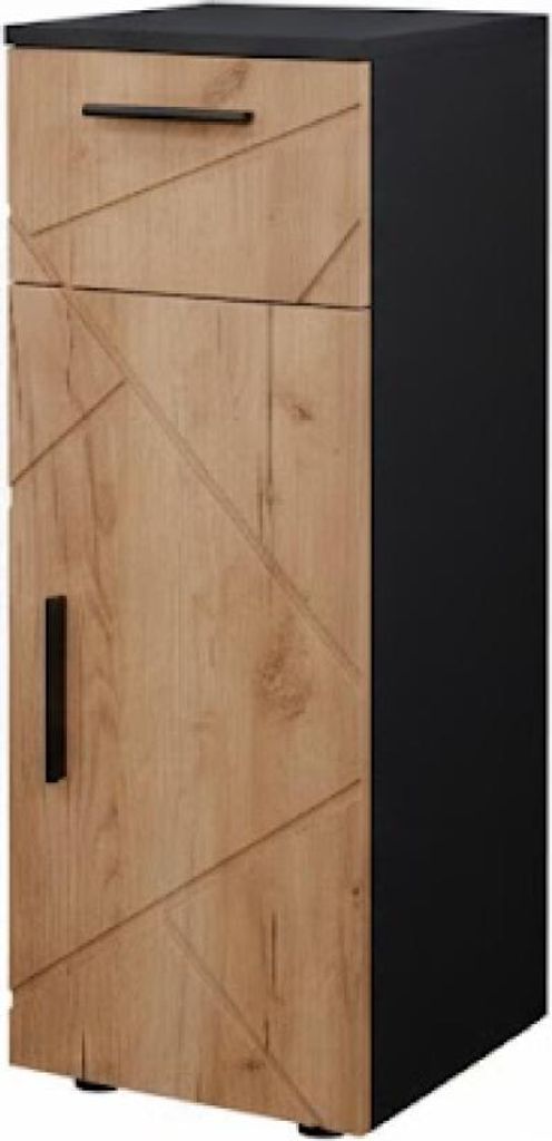 Meuble salle de bain Vicco Irma Chêne doré/anthracite Image du produit 
