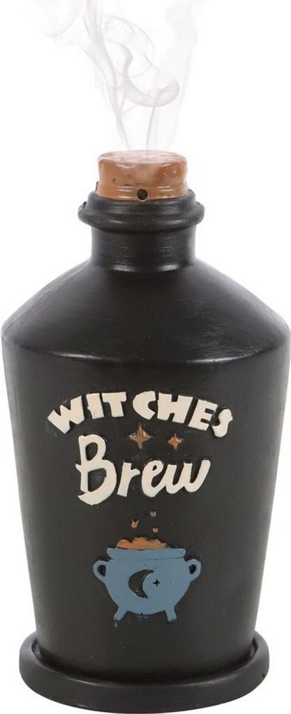 Something Different - Räucherkegelhalter "Witches Brew", Trankflasche SD6189 (Einheitsgröße) (Schwarz)