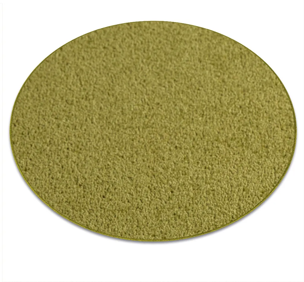 Tapis cercle ETON vert émeraude 170 cm - Design géométrique moderne