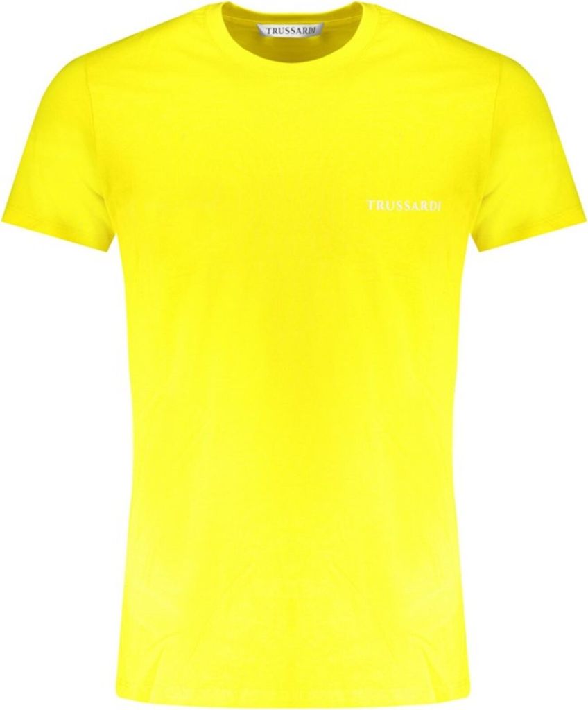Trussardi Herren T-Shirt Gelb TRU1MTS02_GICANARY : Größe - L Größe: L