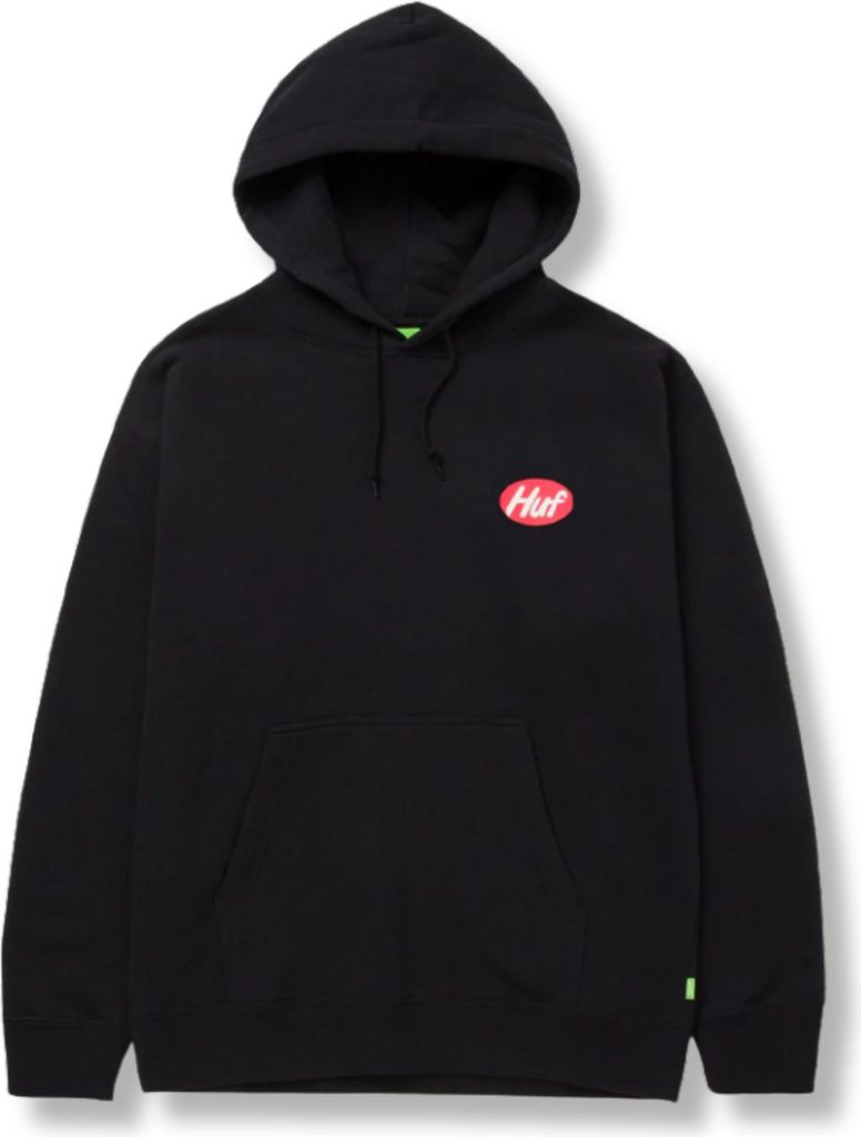 HUF Cereal Killer Herren Kapuzenpulli schwarz Baumwolle L