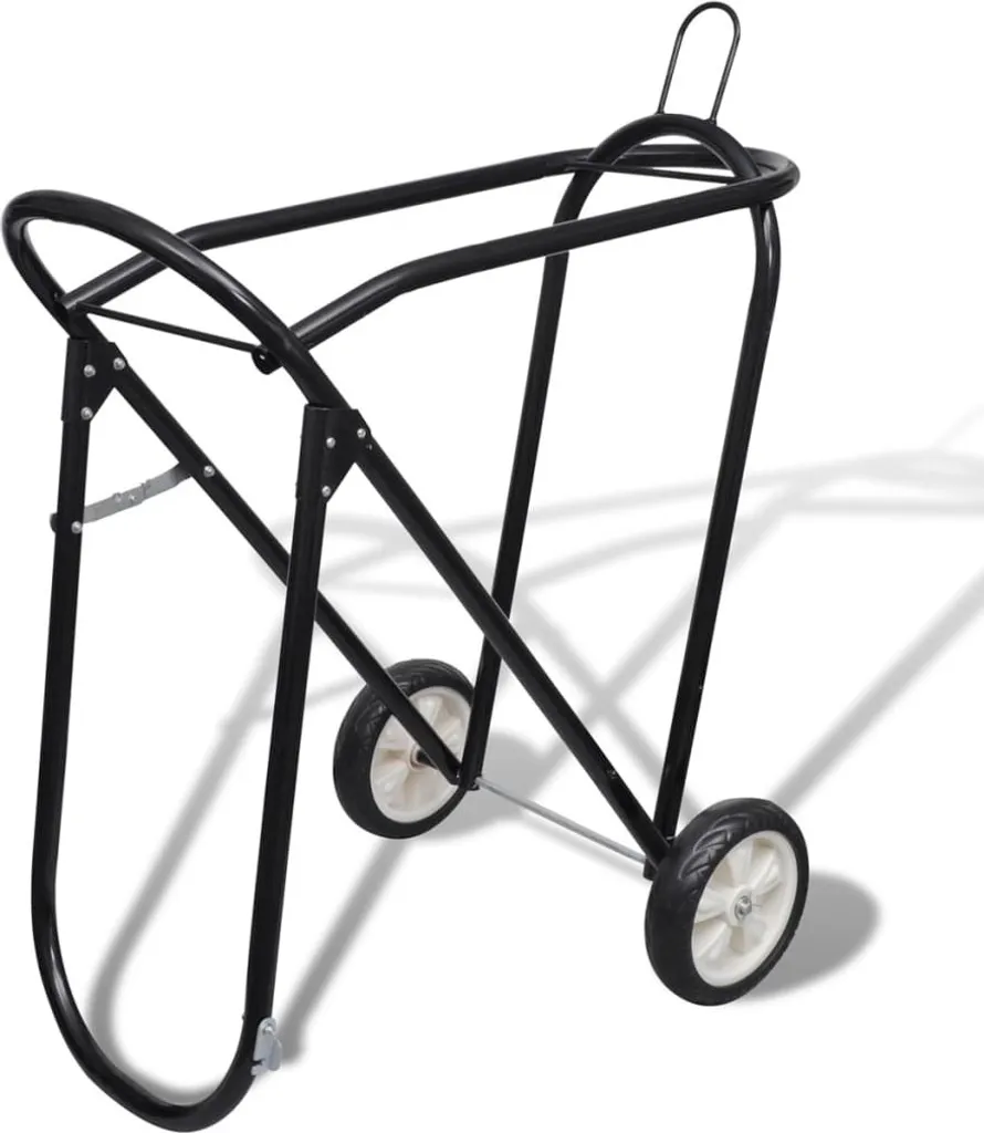 Support de selle roulant pour transport facile du van à la sellerie 80cm
