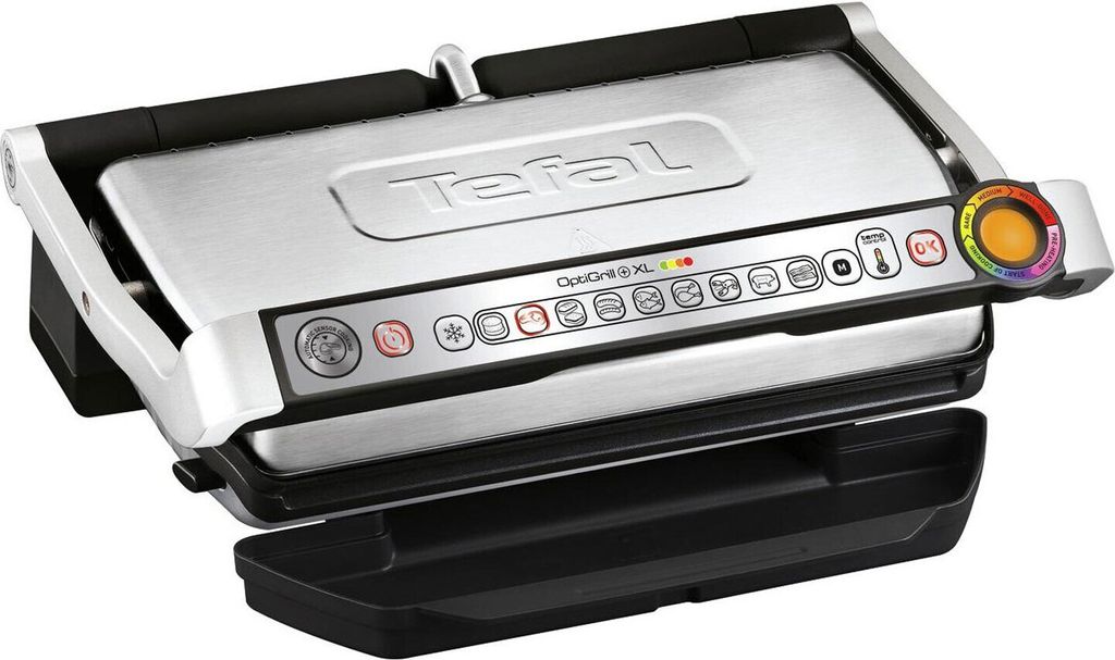 Tefal Optigrill XL GC724D Kontaktgrill edelstahl Produktbild 3