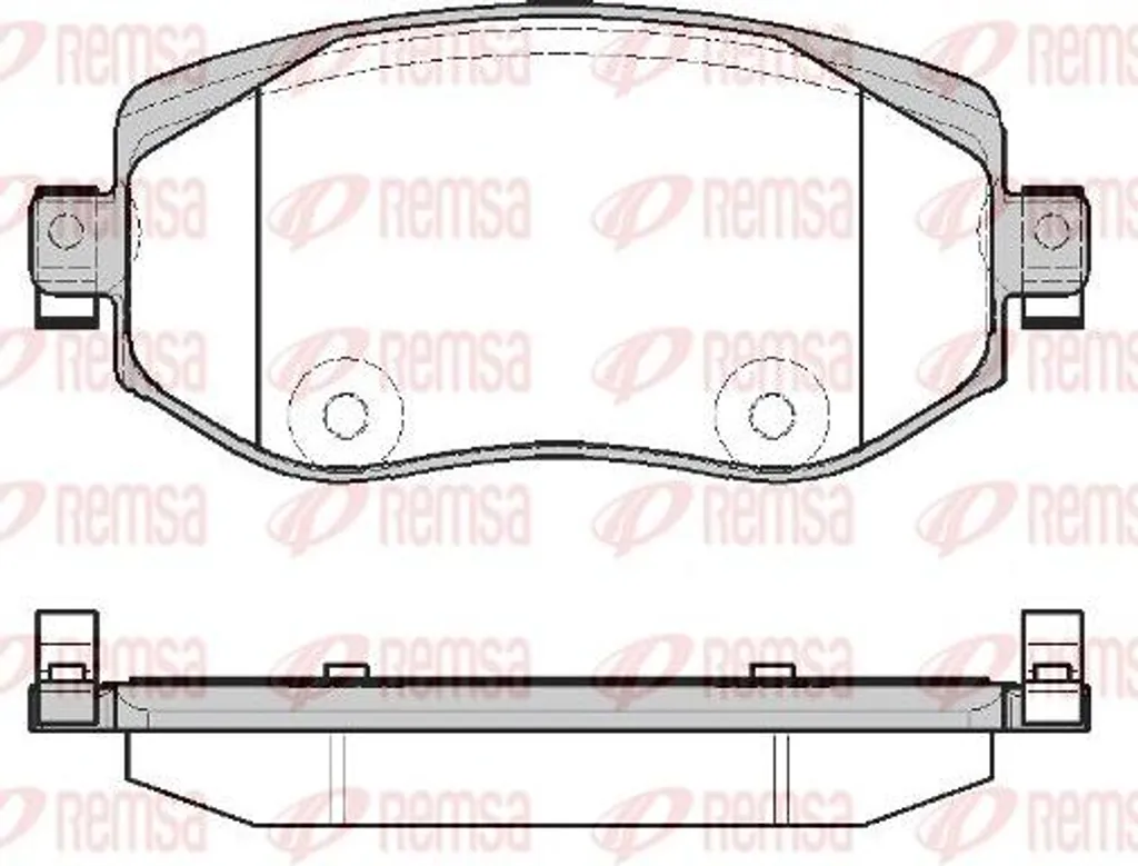 Plaquettes Frein REMSA 1724.08 : Stop aux Sifflements et Vibrations