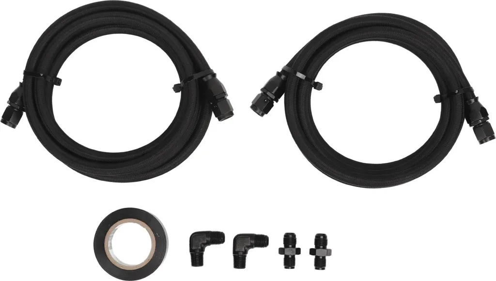 Tuyaux de radiateur de transmission haute pression noirs pour véhicule