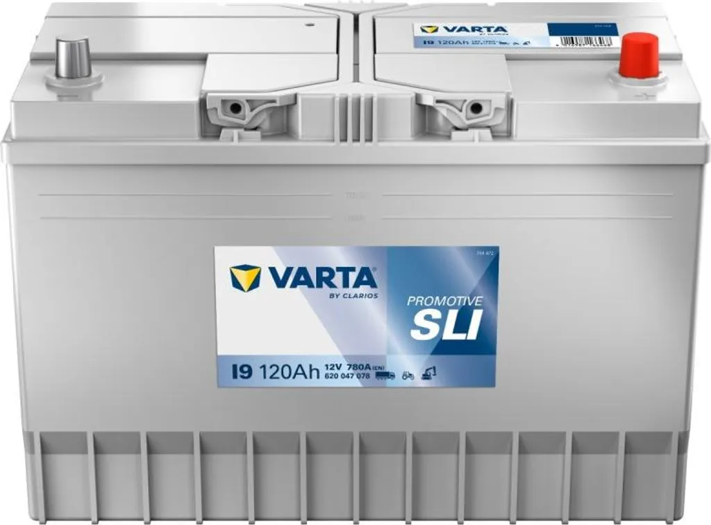Batterie Varta Promotive SLI I9 120Ah 12V 780A pour Poids Lourds