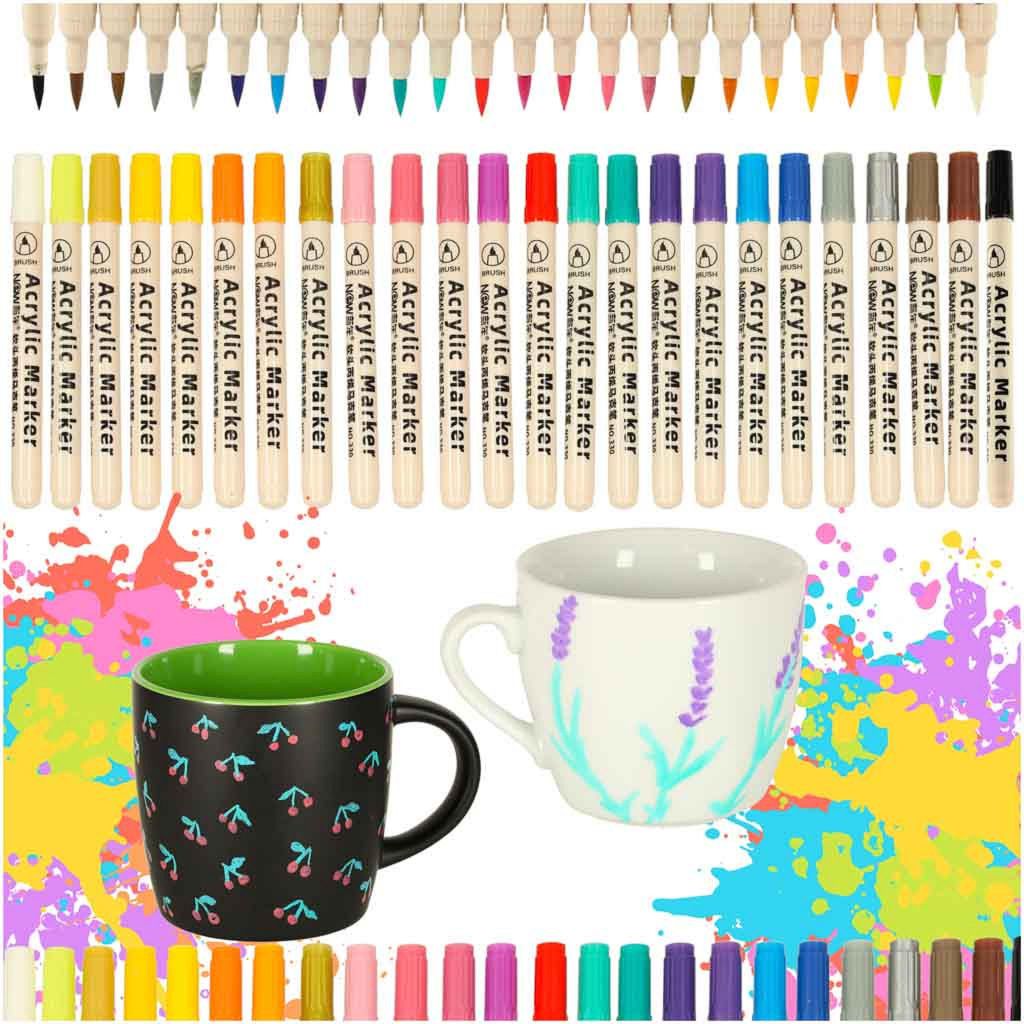 KIK KX3257 Acrylstifte, 24er-Set Produktbild 