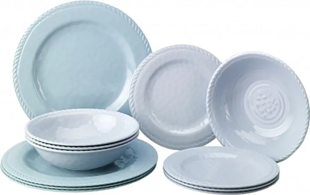 Set vaisselle incassable Plastimo Atoll-line transparent léger