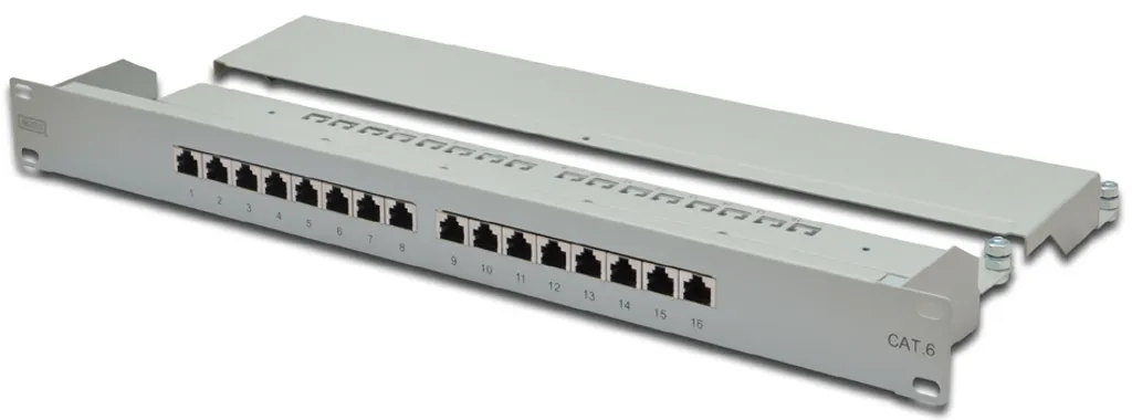 Acquista Patch Panel 16 Porte RJ45 DIGITUS DN-91616S-B Cat6 1U