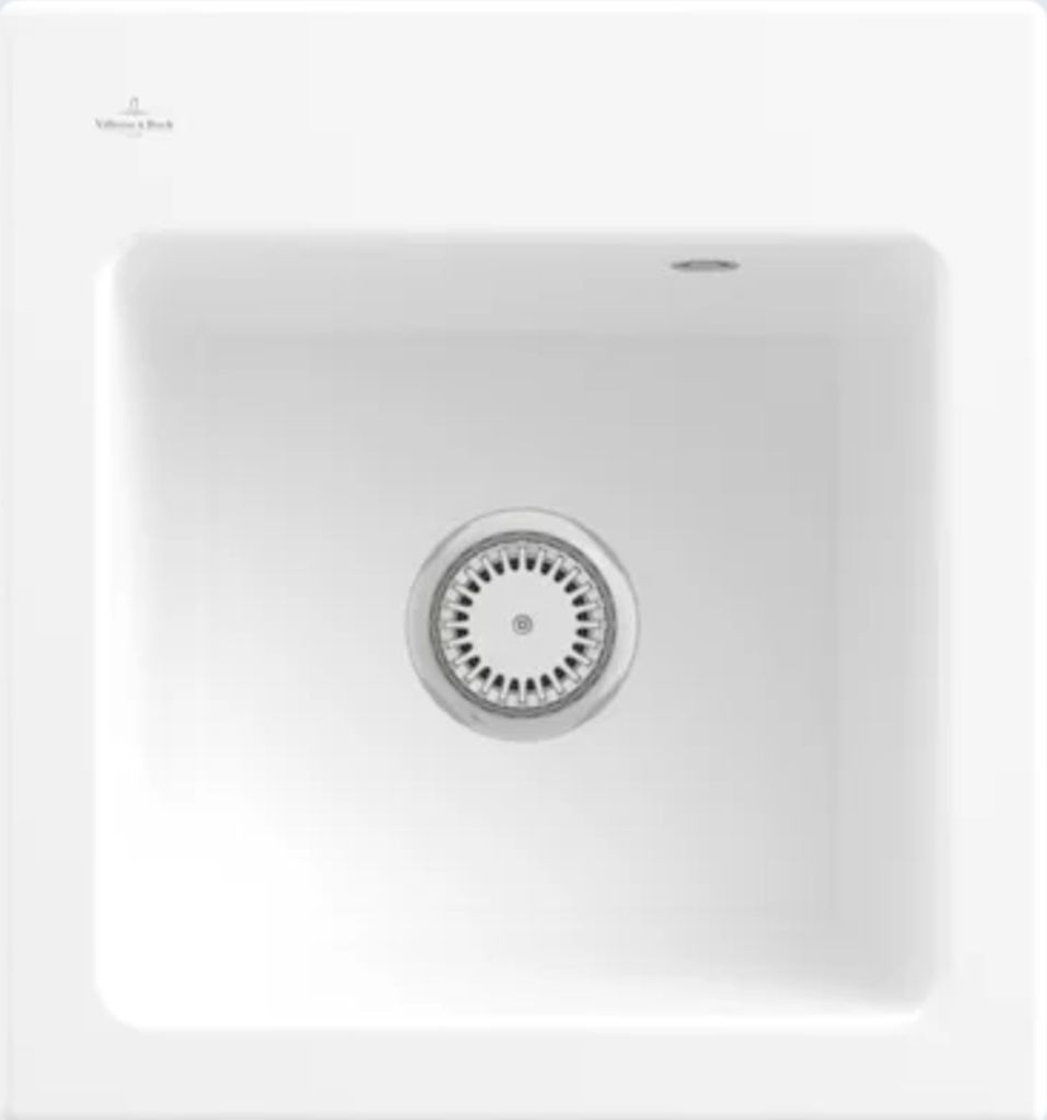 V&B Spüle Subway 45 XS m Abl.garn, Hand., we. alpin CeramicPlus