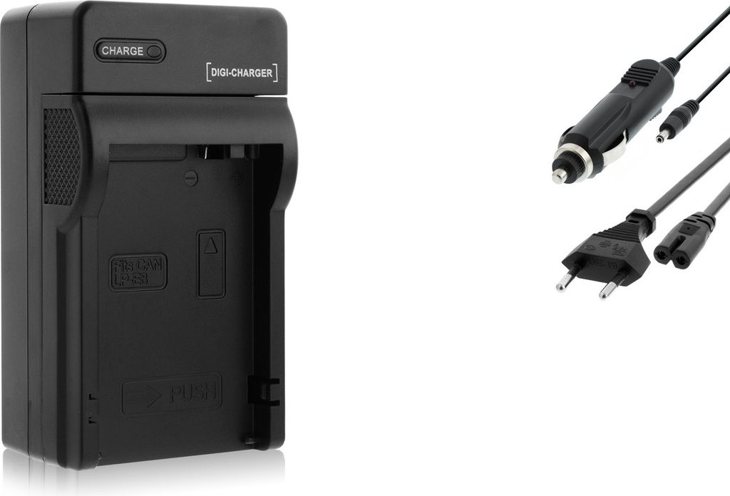 Ladegerät BLACK für Akku-Typ: Canon LP-E8, LPE8 Produktbild 