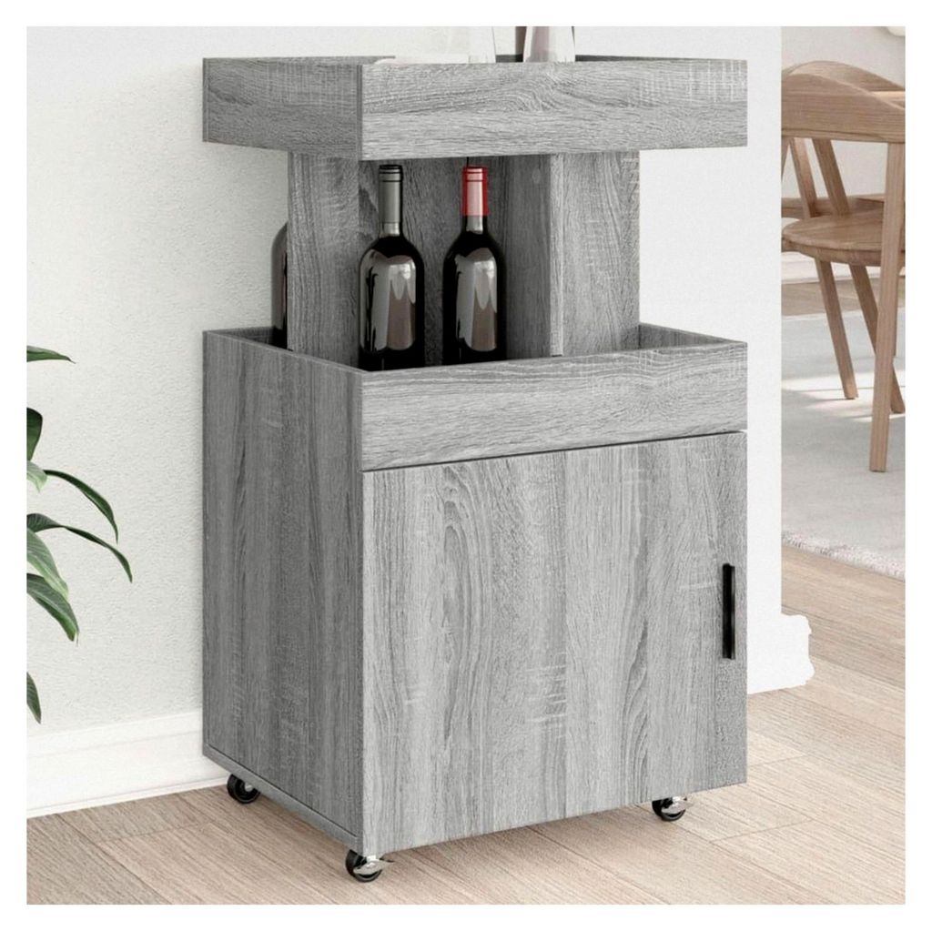Gartenmöbel Barwagen Grau Sonoma 50x41x89cm