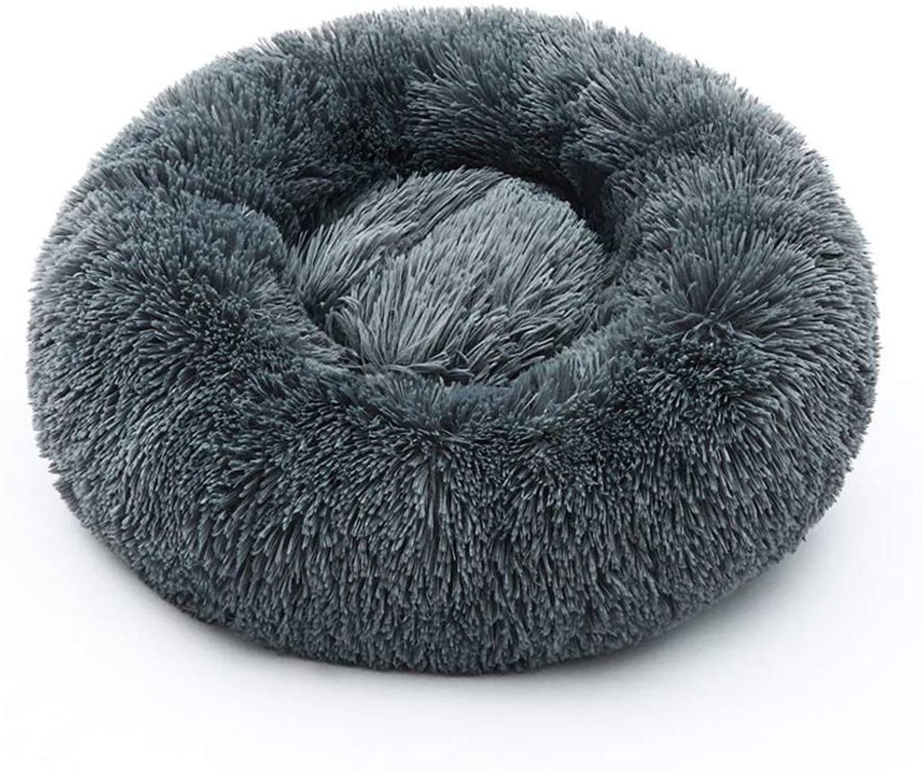 Arming Rundes Hundebett – Weiches Kuschelbett Mit Rutschfester Unterseite, 3 Größen Für Kleine Bis Mittlere Hunde