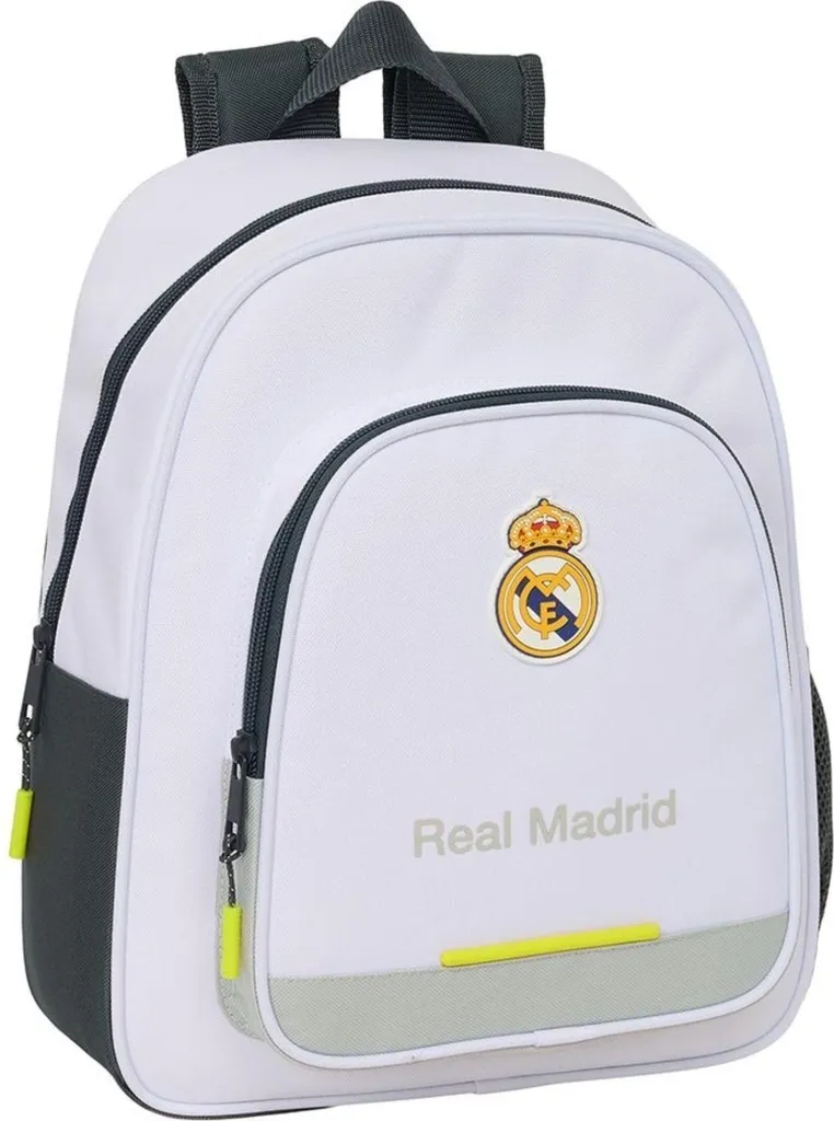 Petit sac à dos Real Madrid confortable et blanc - Collection 2025/26
