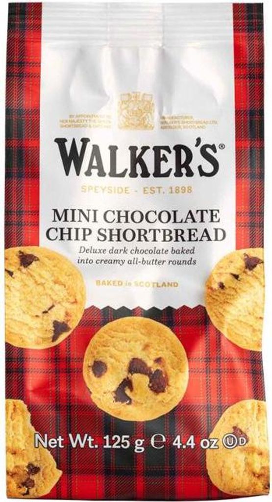 Walker's Mini Chocolate Chip Shortbread 125g Produktbild 