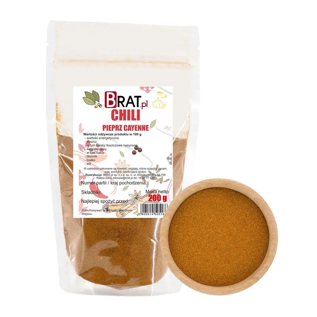 Chilli kajenský pepř 200g Brat.pl Obrázek produktu 