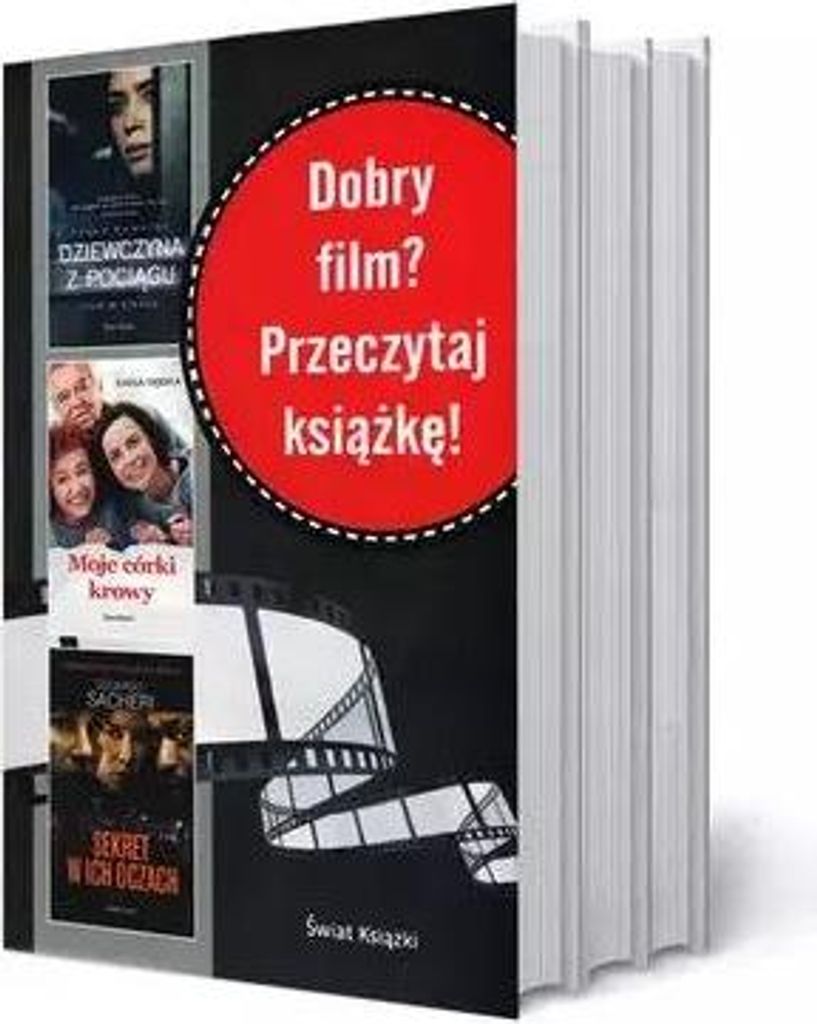 Pakiet: Dobry film? Przeczytaj książkę! - Kinga Dębska, Paula Hawkins, Eduardo Sacheri (Literatur, Krimi auf Polnisch)