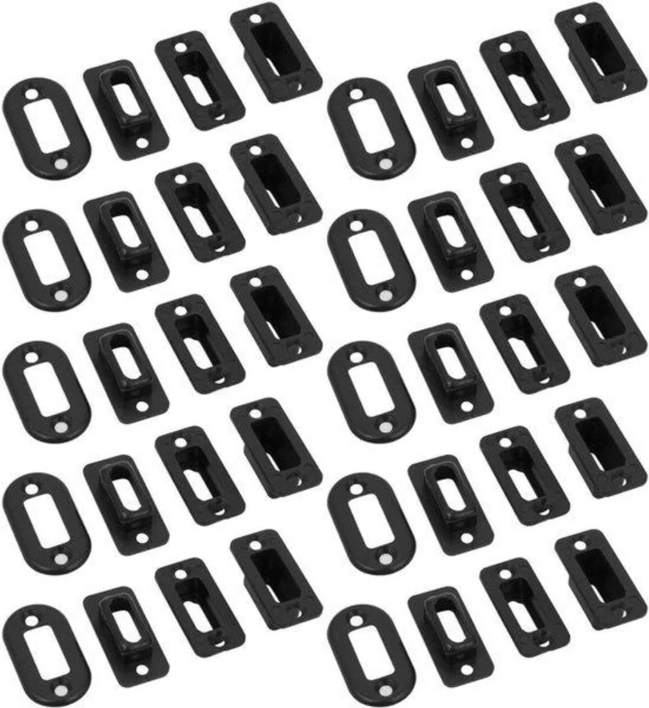 Lot de 10 fiches de commutation Multiplex en plastique noir haute qualité