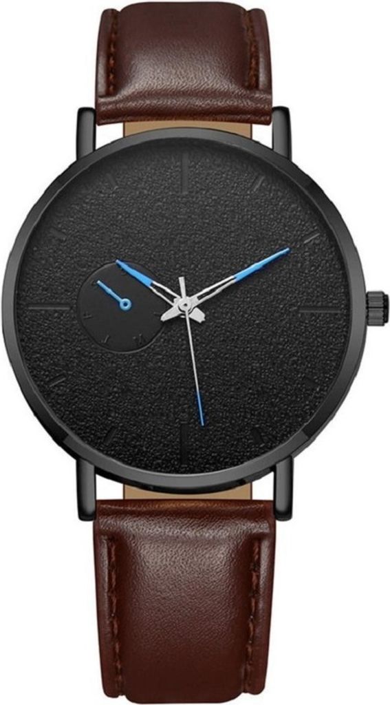 Stylische Herren Uhr Xenon in Braun und Blau - Modisches Accessoire KP13748