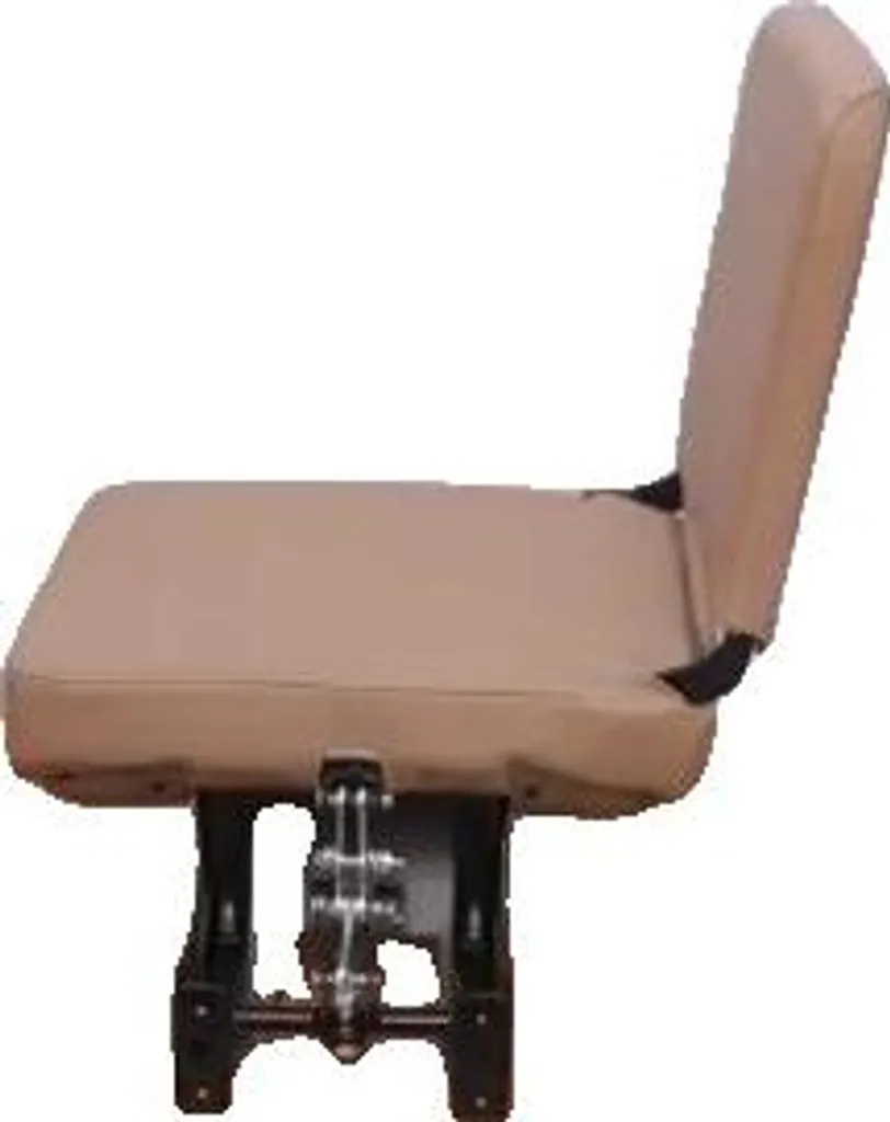 Chaise pliante confort beige avec dossier relaxant et structure fine