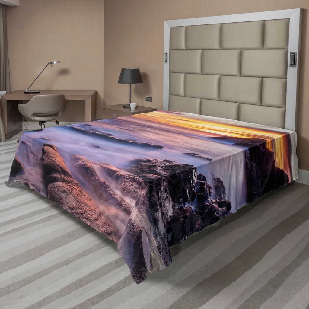 Drap de lit d'été respirant pour décoration de chambre ambiance Hawaï