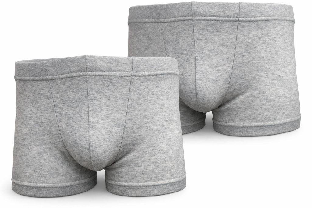 2x pantaloni boxer da uomo; grigio/L Immagine del prodotto 