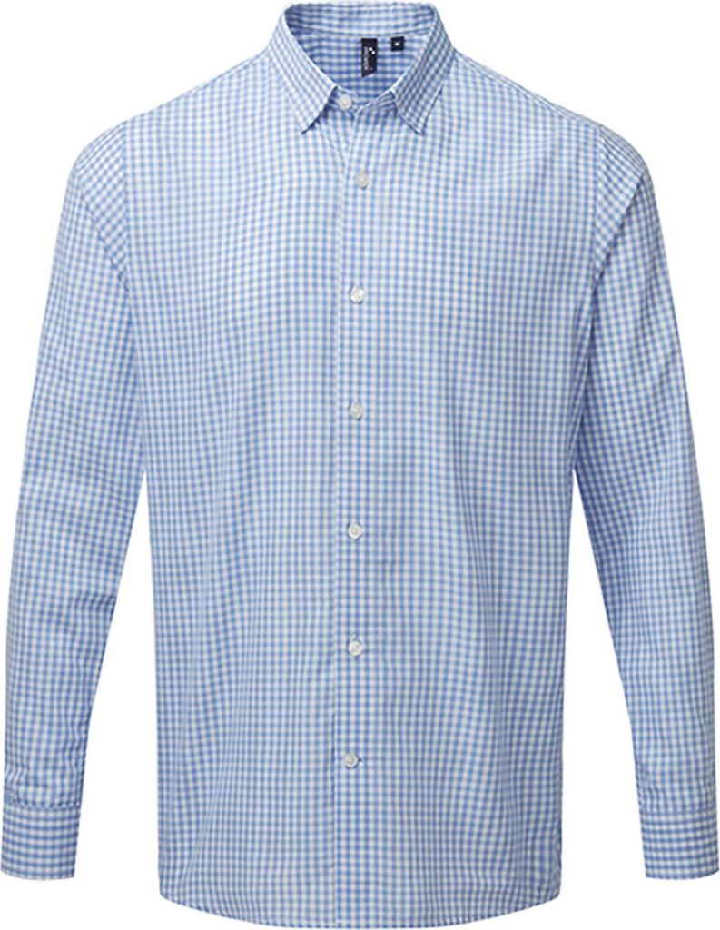 Premier Workwear MenŽs Maxton Check Long Sleeve Shirt Produktbild 