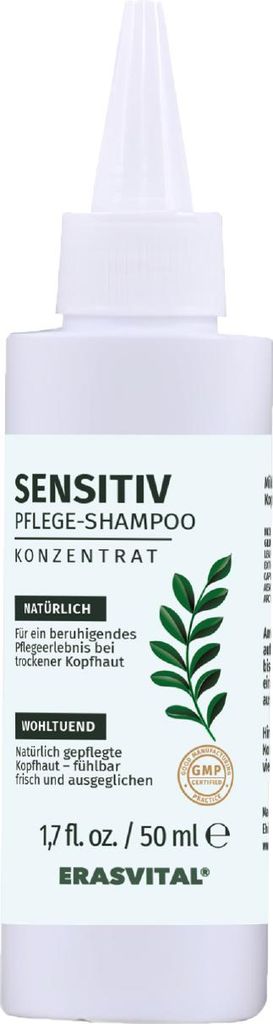Pflanzenbasiertes Sensitiv Shampoo-Pulver 50 ml für empfindliche Kopfhaut