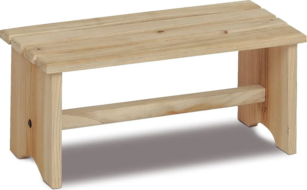 Repose-pieds ergonomique King Home s1513042 en bois massif durable