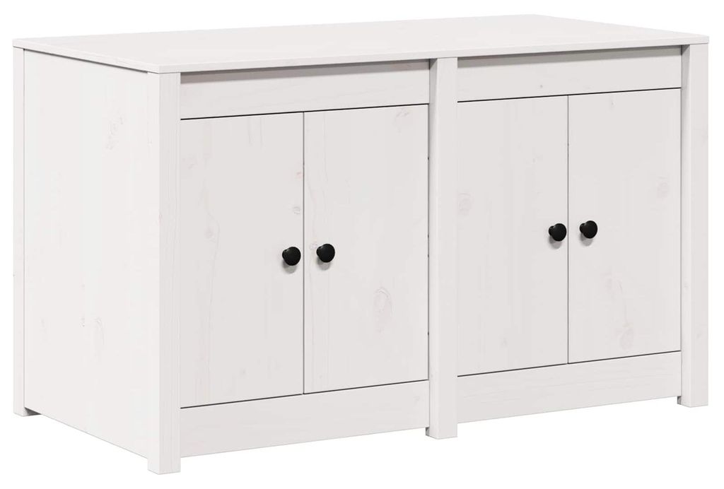 Küchenschrank MEPPEL Weiß 106 x 55 x 64 cm Massivholz Kiefer