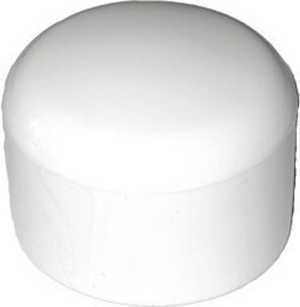50 Stück Kappe für Rundrohr D = 40 mm L = 23,50 mm --- WEISS
