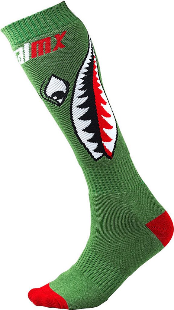 O'NEAL PRO MX SOCK BOMBER GREEN - Sportsocken, Farbe:Bomber green, Größe:One Size