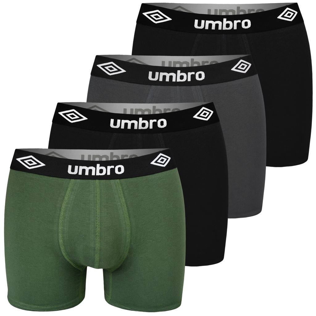 UMBRO Boxer Uomo Cotone 4 Pack | Comfort perfetto, qualità Immagine del prodotto 