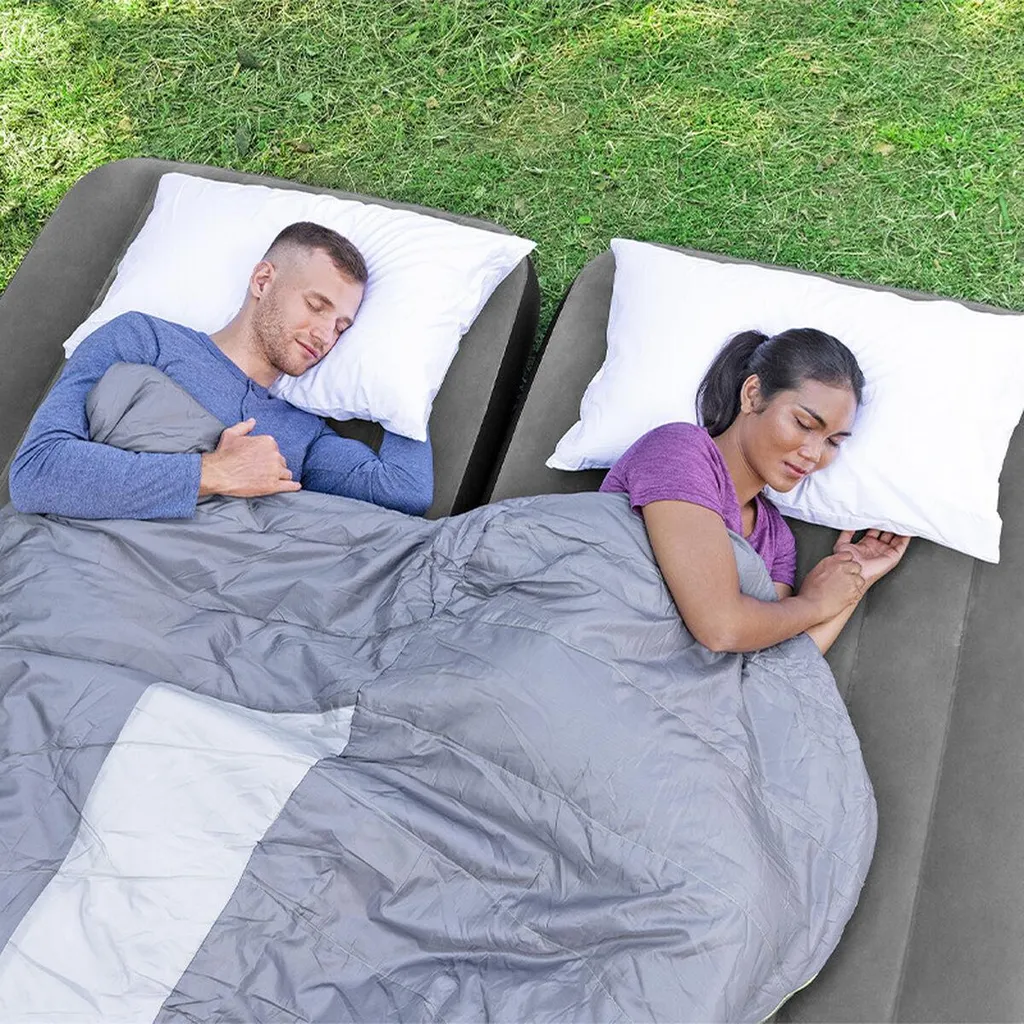 Matelas de Camping Gonflable Modulable Bestway avec Connexion Zippée - 4
