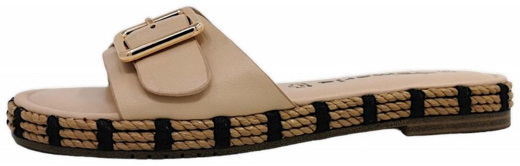 Tamaris Damenschuhe Pantoletten Beige Freizeit, Schuhgröße:38 EU