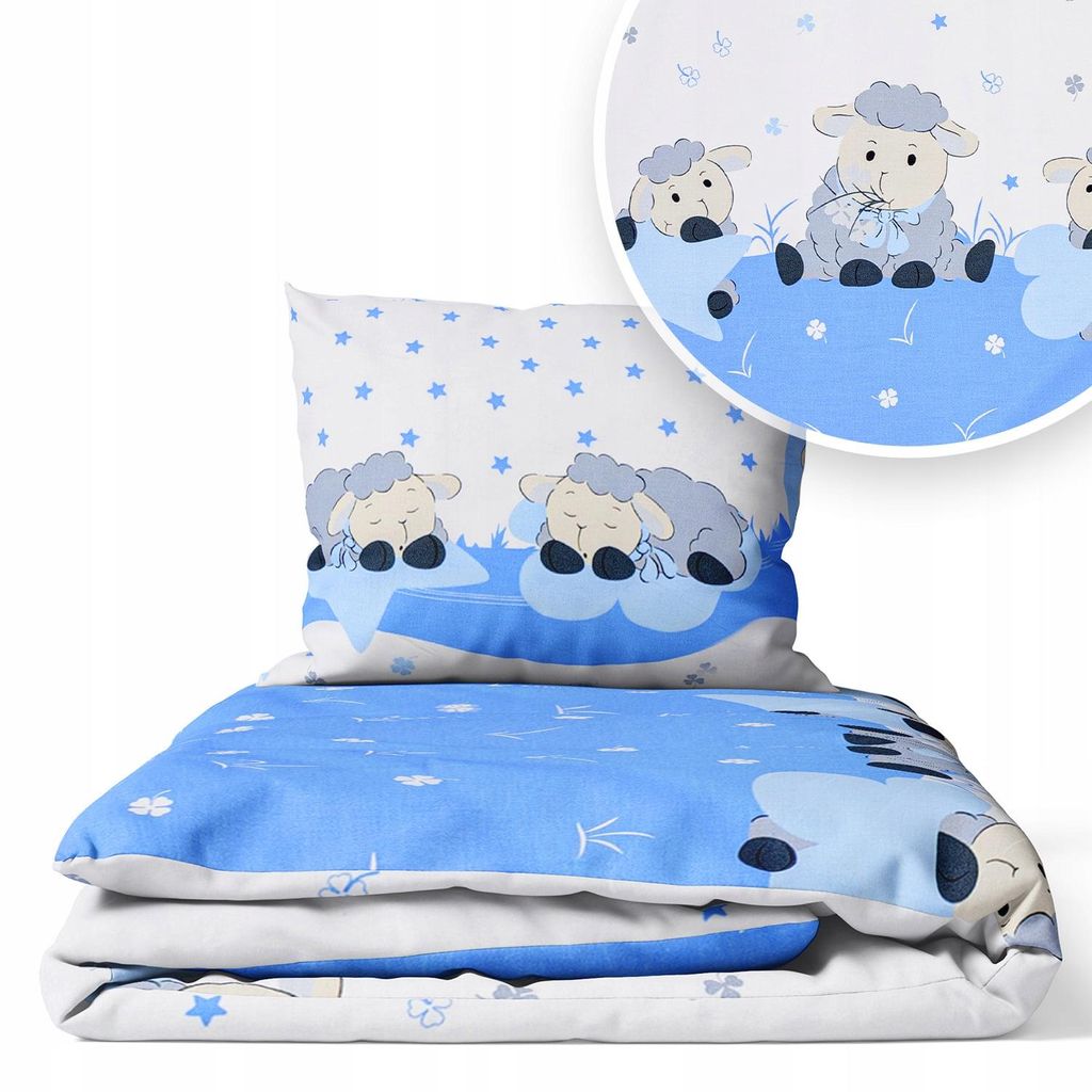 Kinderbettwäsche 100x135 Baumwolle Baby Bettwäsche Set 100x135 + 40x60 Kissenbezug Jungen & Mädchen Kleinkind Bettbezug