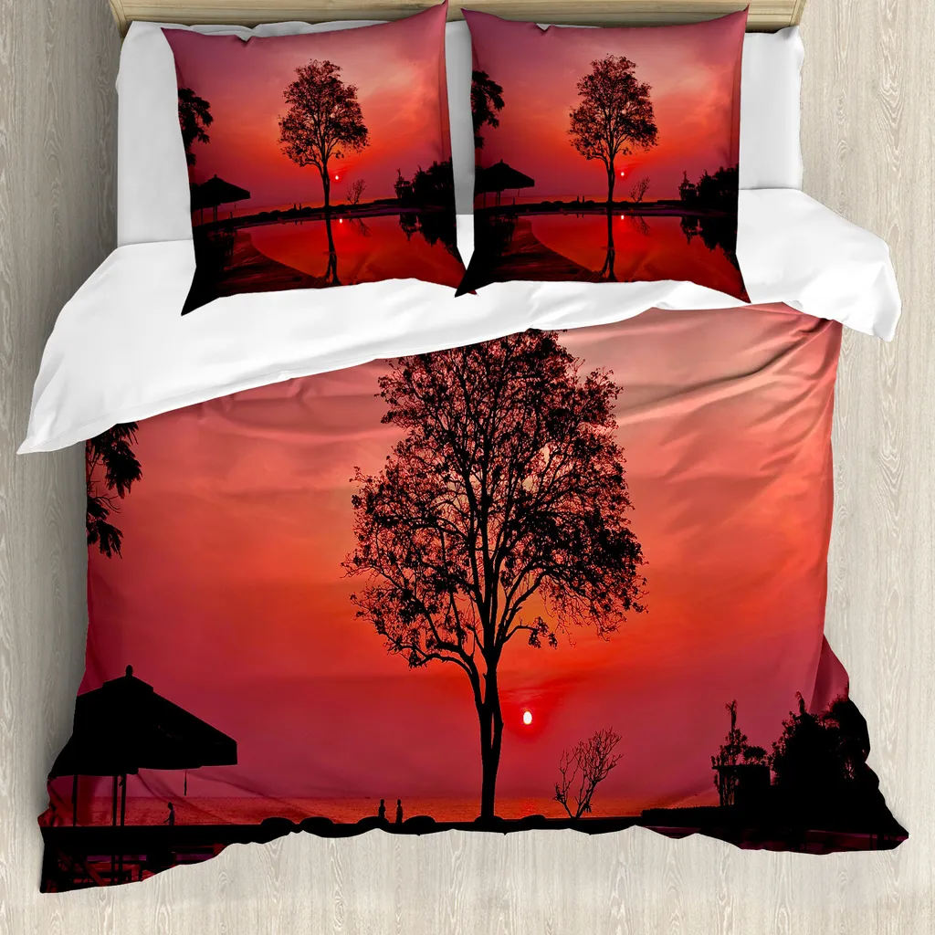Set Letto 155x220 ABAKUHAUS Antiacaro: Black Ruby Style per la Camera
